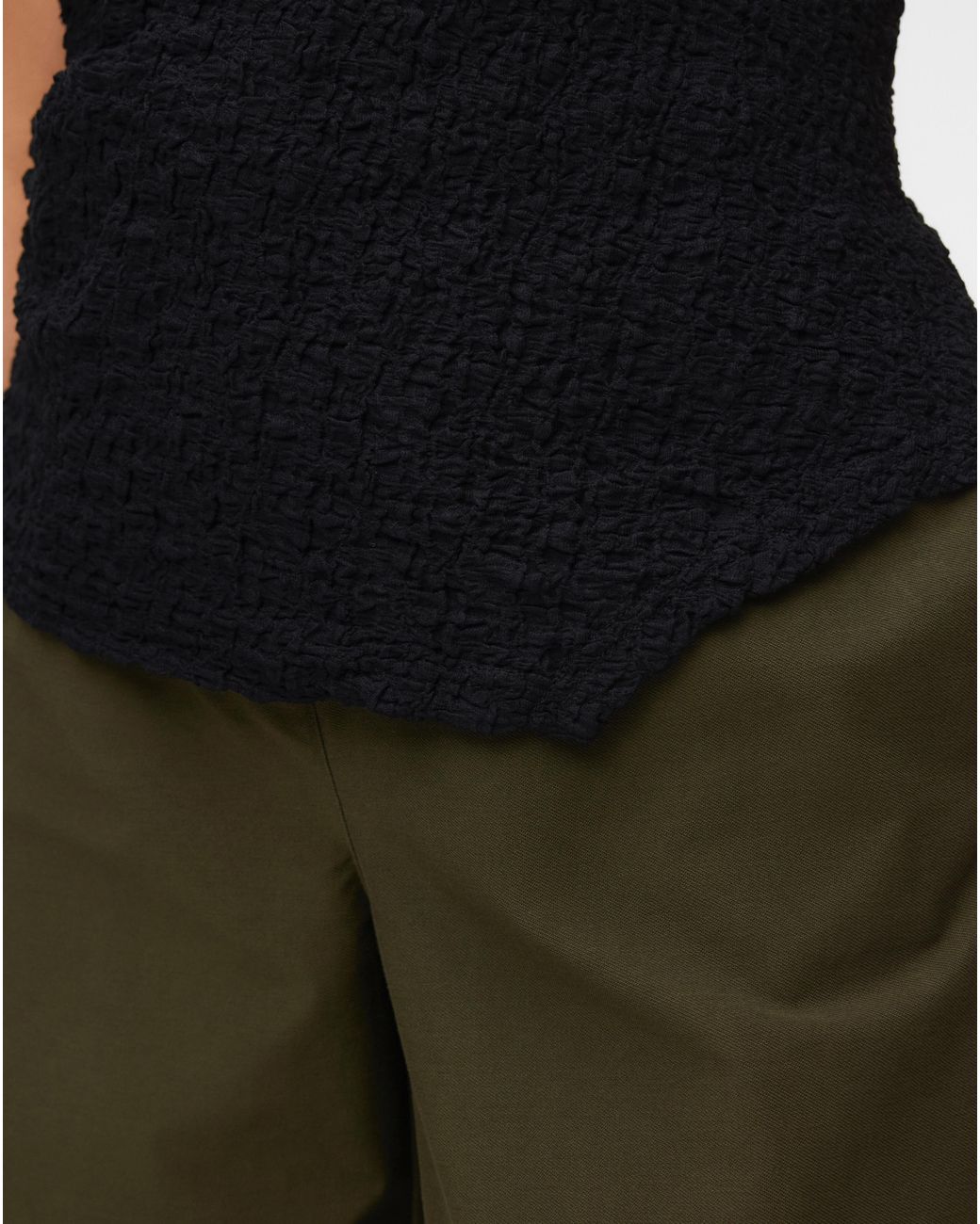 Vero Moda Black Alissia O-Neck Jersey Top