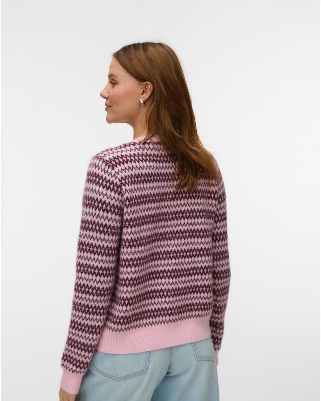Vero Moda Purple Birch O-Neck Cardigan
