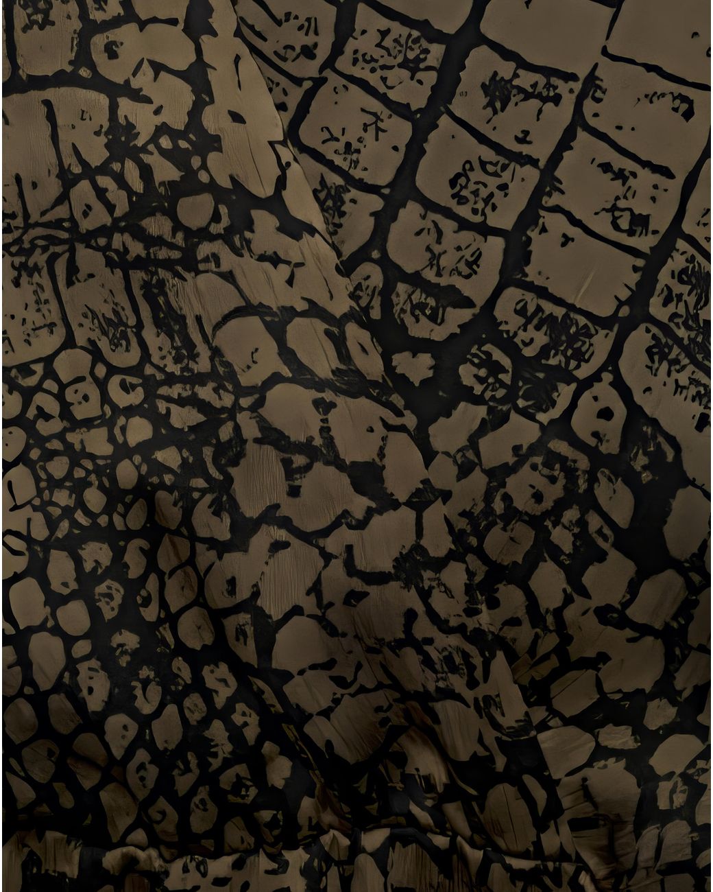 Mango Brown Animal Print Ruffle Dress