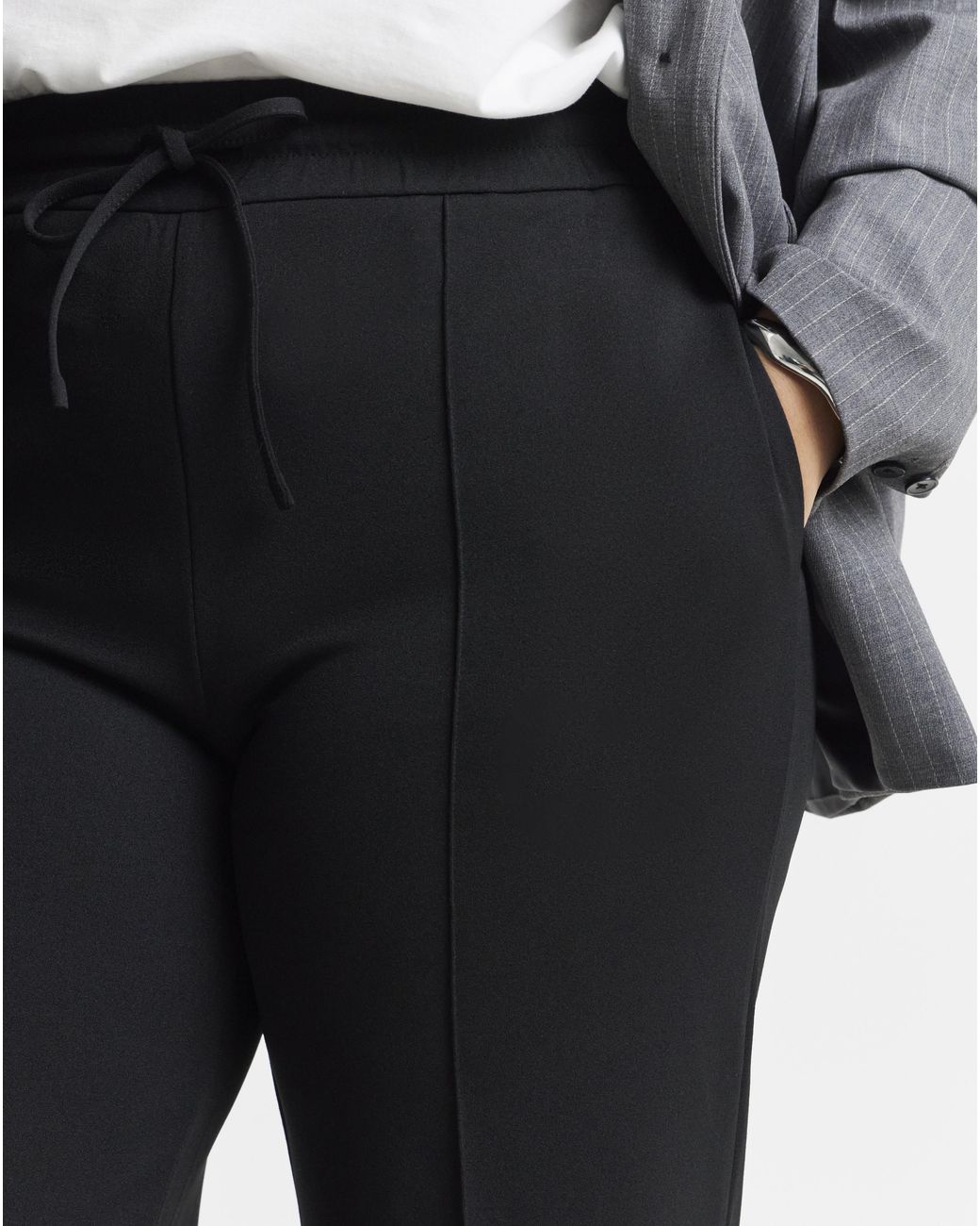 Vila Blue Clua High Waisted Wide Trouser