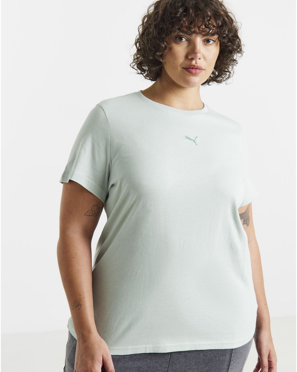 PUMA Multicolor Essentials Centered Cat Logo Tee
