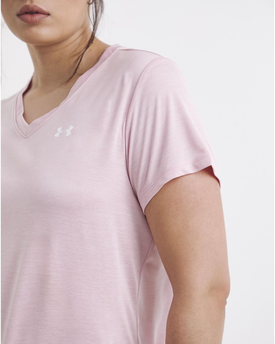 Under Armour White Tech Ss Twist Top