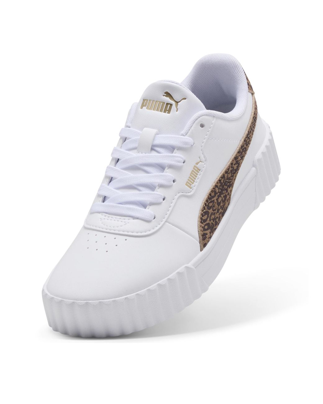 PUMA White Carina 3.0 Feline Trainers
