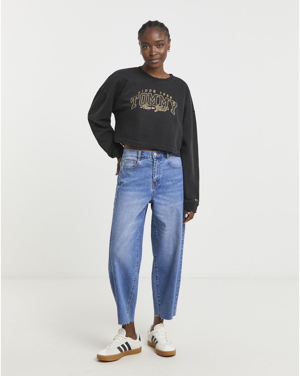 Tommy Hilfiger Black Crewneck Sweatshirt