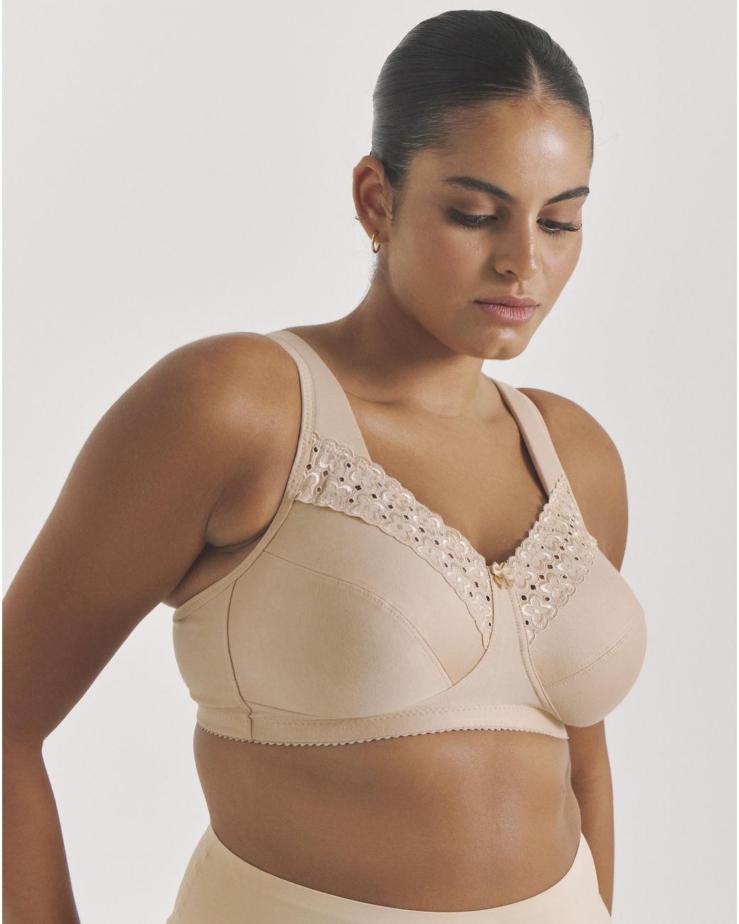 Miss Mary Of Sweden Natural Miss Mary Broderie Anglaise Bra Skintone