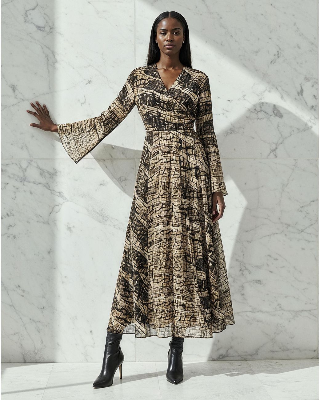 Religion Natural Flash Maxi Dress