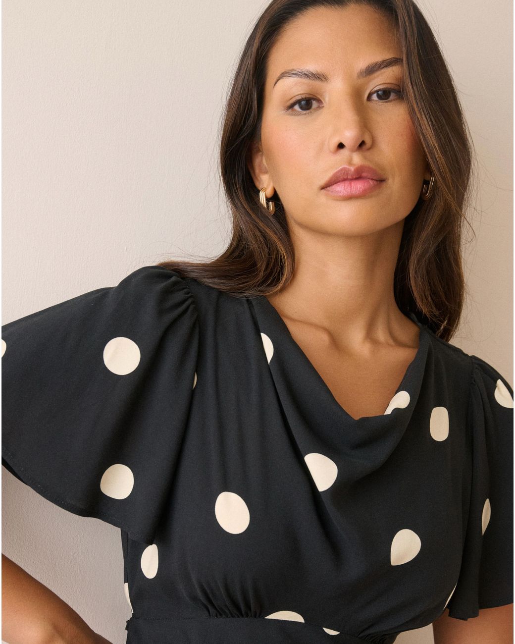 Nobody's Child Natural Nobodys Child Cheryl Midi Dress