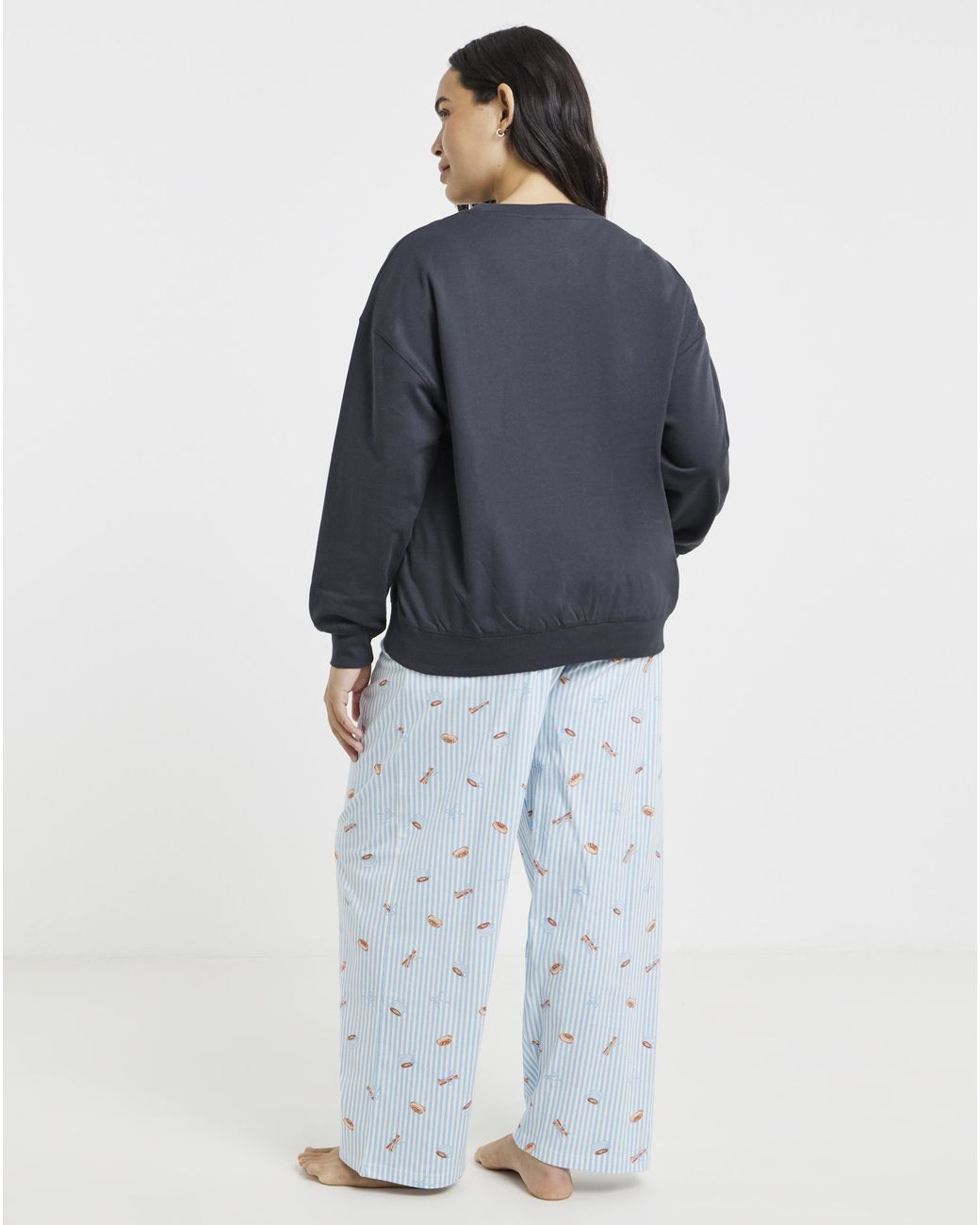 Pretty Secrets Blue Cinnamon Season Pj Set