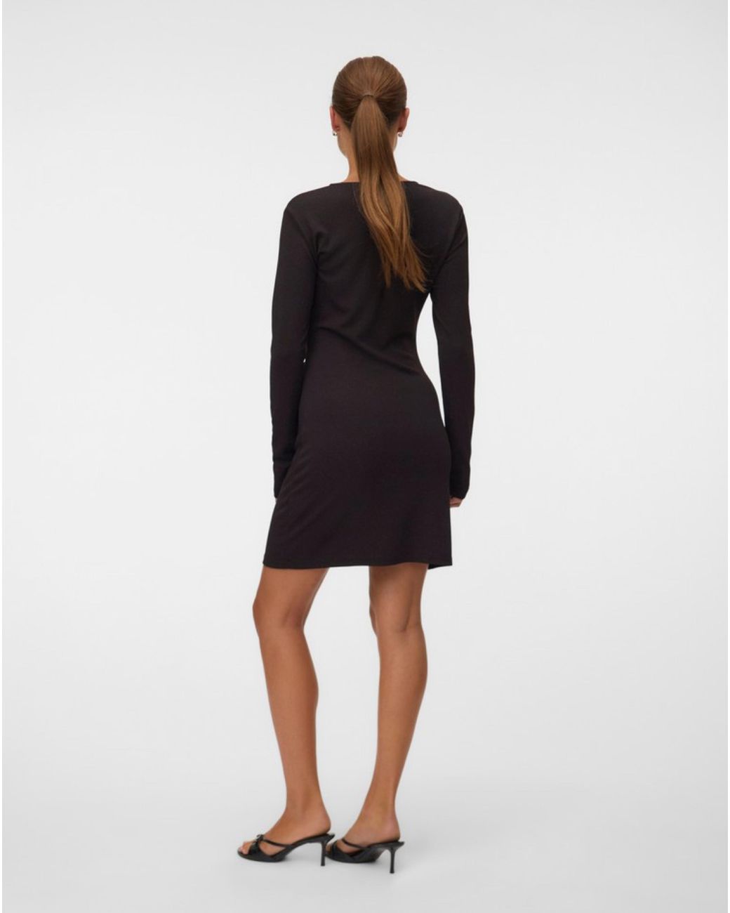 Vero Moda Black Kanva Knot Jersey Dress