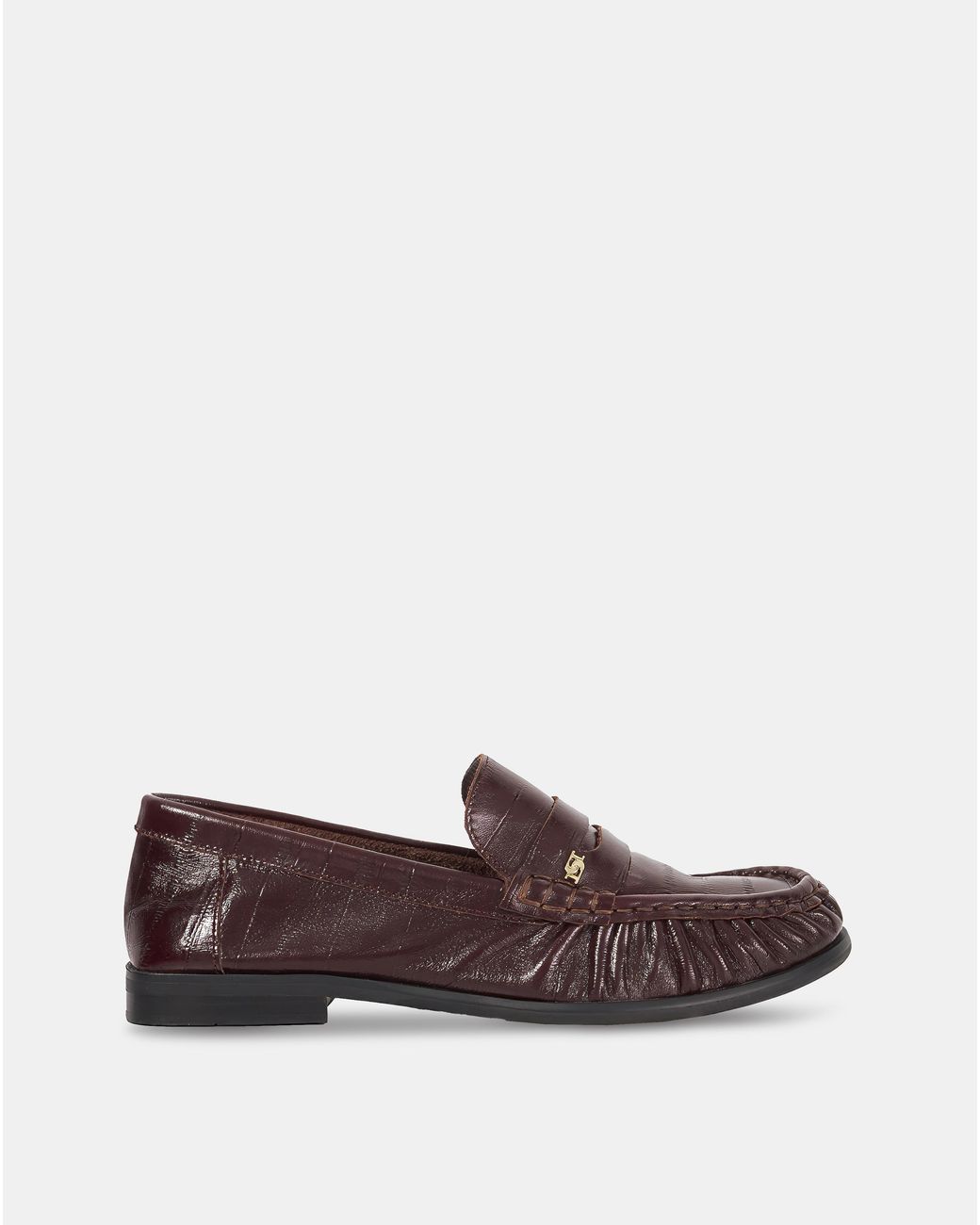 Dune Brown Grisella Leather Loafer
