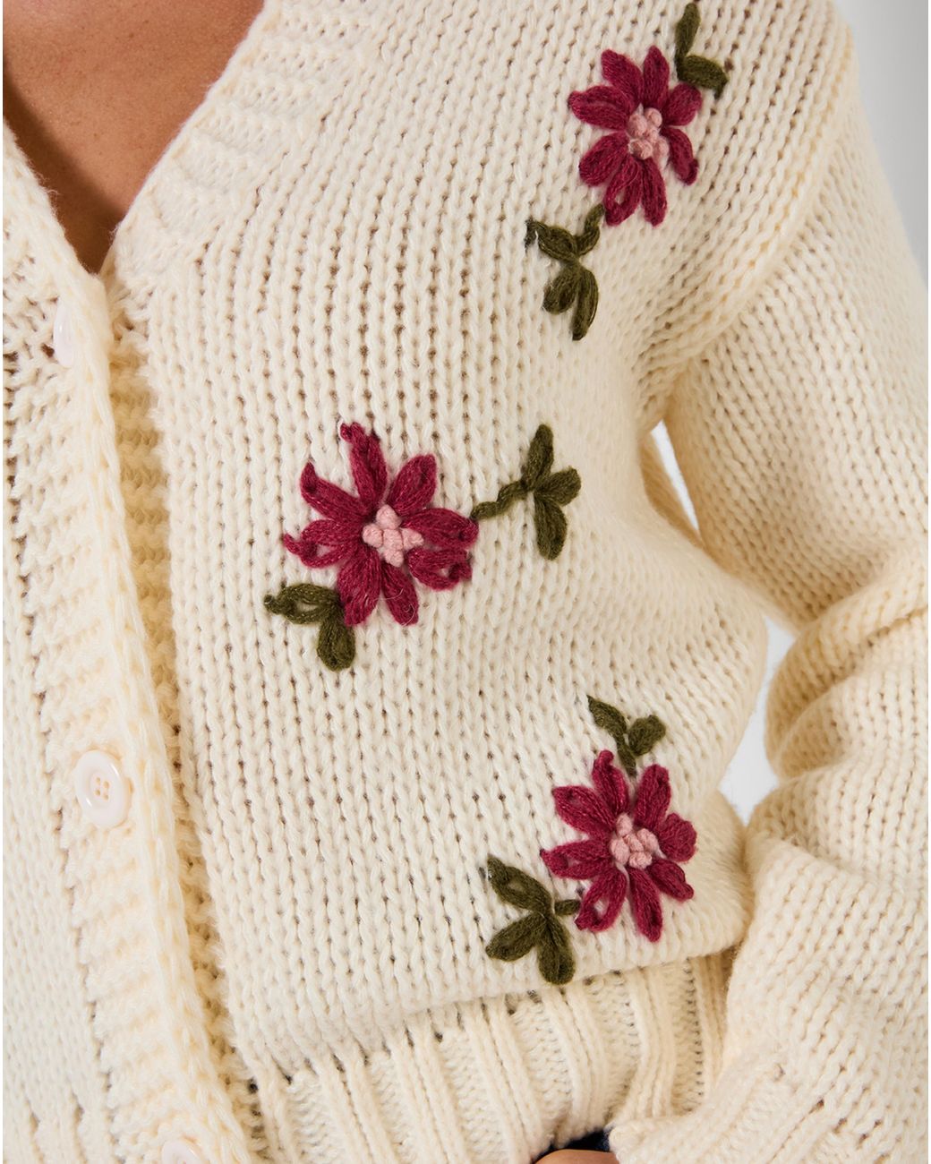 Joe Browns Metallic Floral Embroidered Cardigan