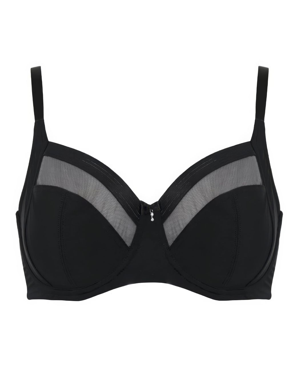 Pour Moi Black Viva Luxe Full Cup Bra
