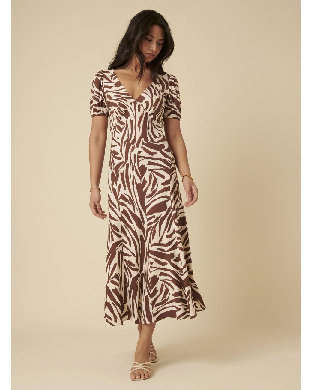 Nobody's Child Natural Ella Maxi Dress
