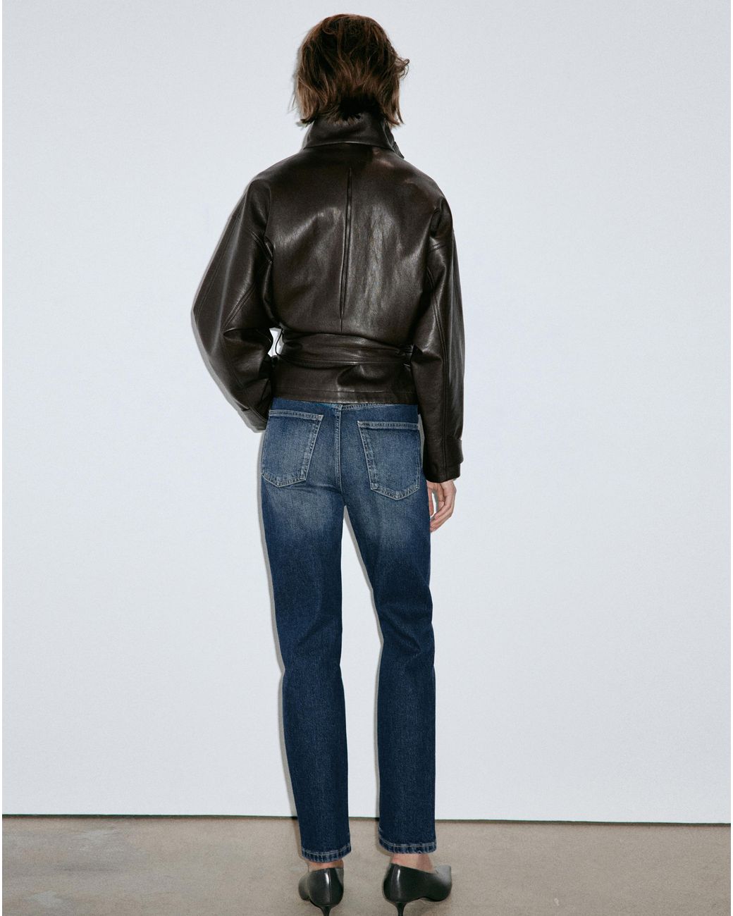 Mango Black Newmom High Rise Comfort Jean