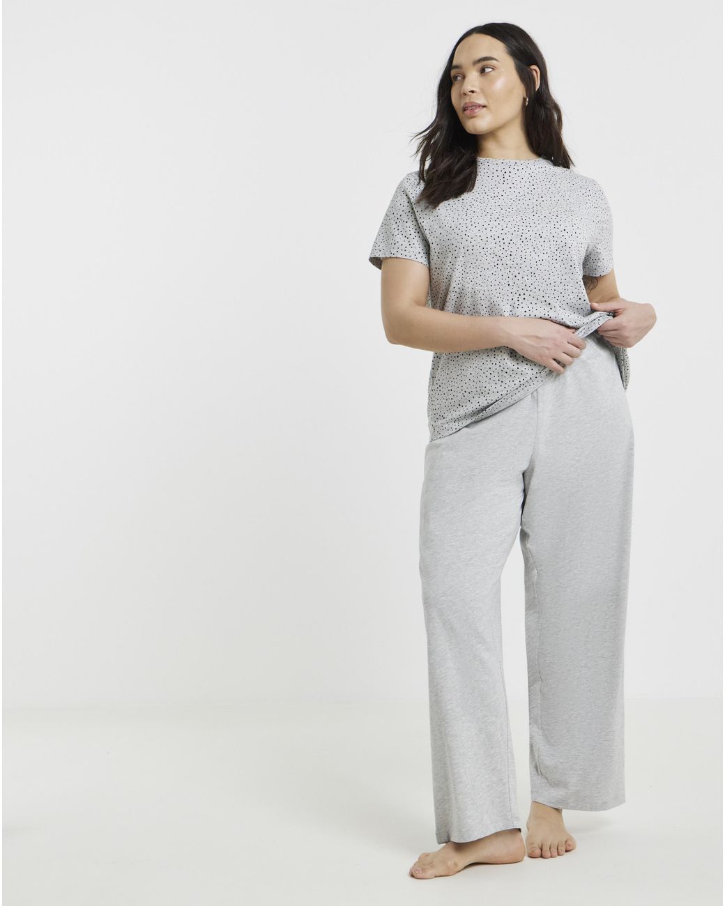 Pretty Secrets Gray Value 2 Pack Pyjamas