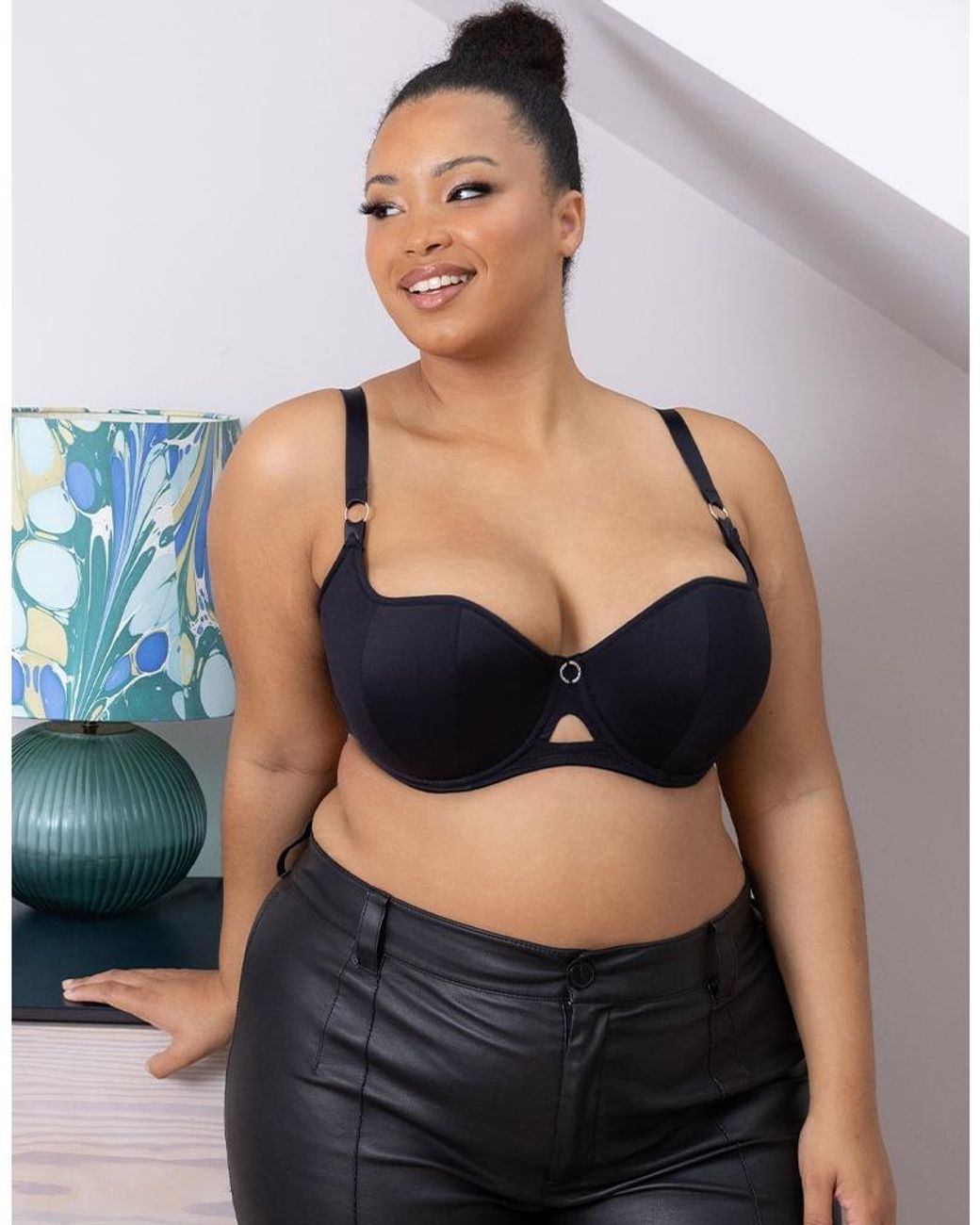 Curvy Kate Black Boost Me Up Balcony Bra