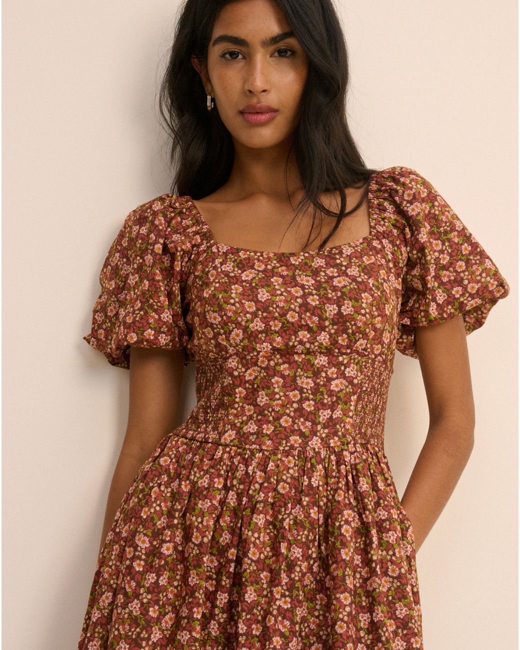Nobody's Child Brown Nobodys Child Mara Midi Dress
