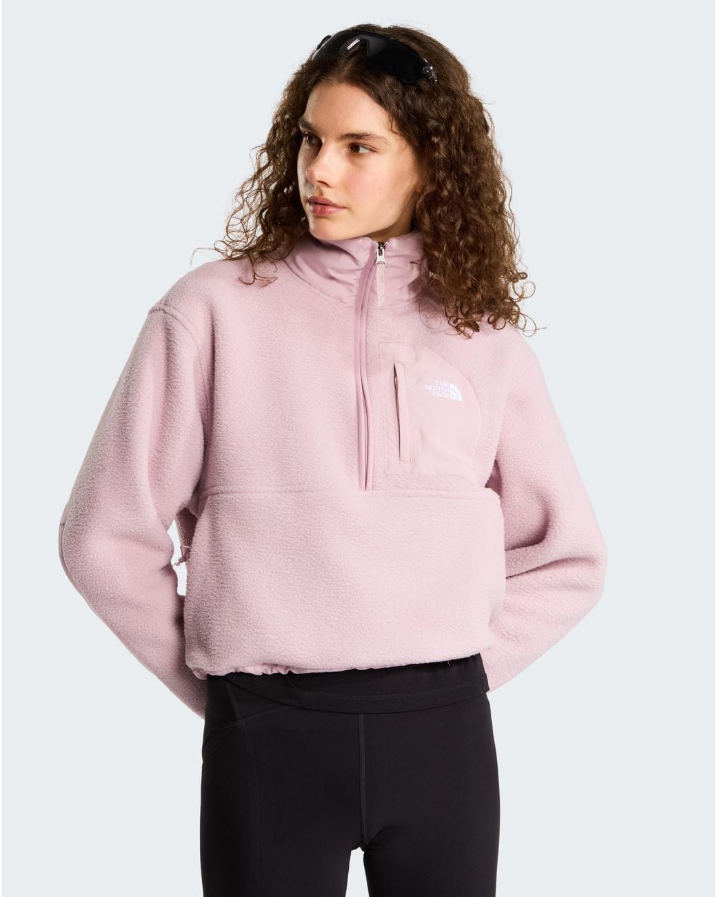 The North Face Pink Yumiori 1/2 Zip Jacket