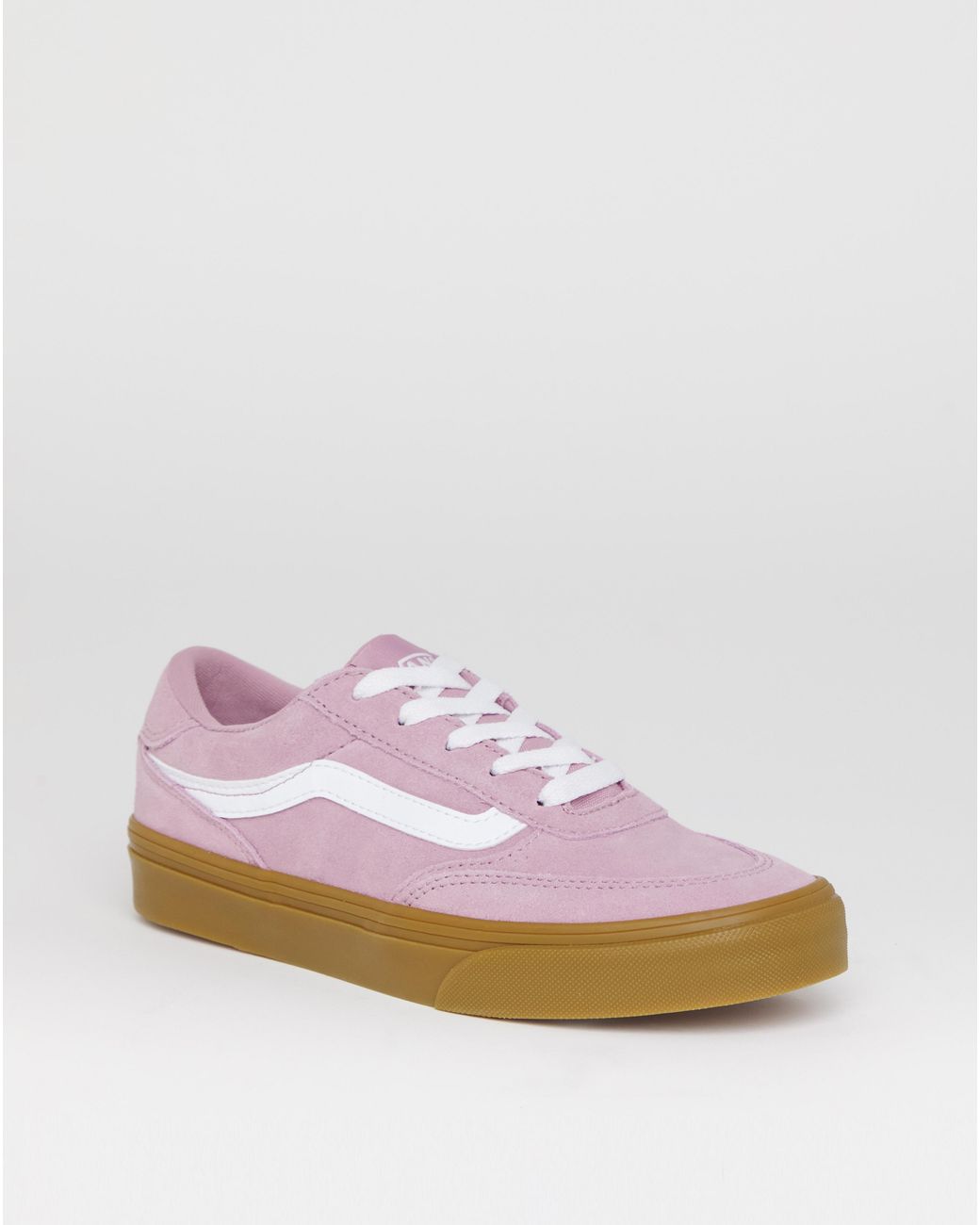 Vans White Brooklyn Suede Trainers