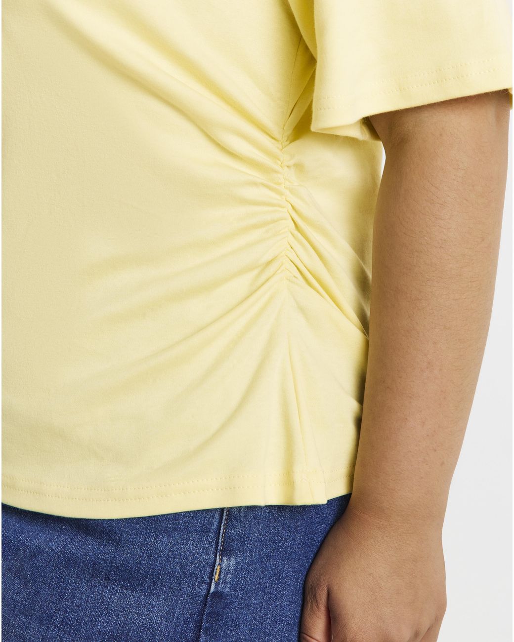 Simply Be Natural Cinched Waist T-Shirt