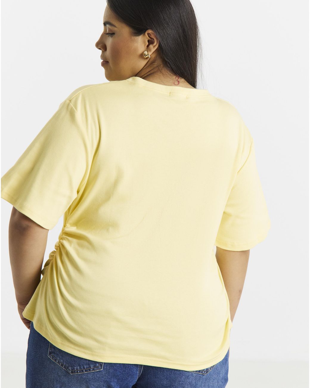 Simply Be Natural Cinched Waist T-Shirt