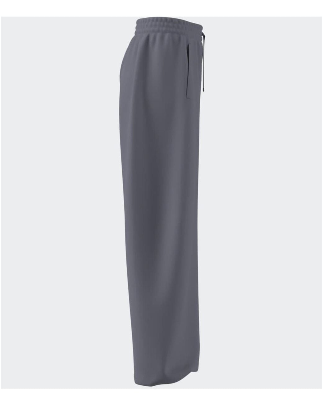 Adidas Gray 3 Stripes Studio Barrel Leg Pants