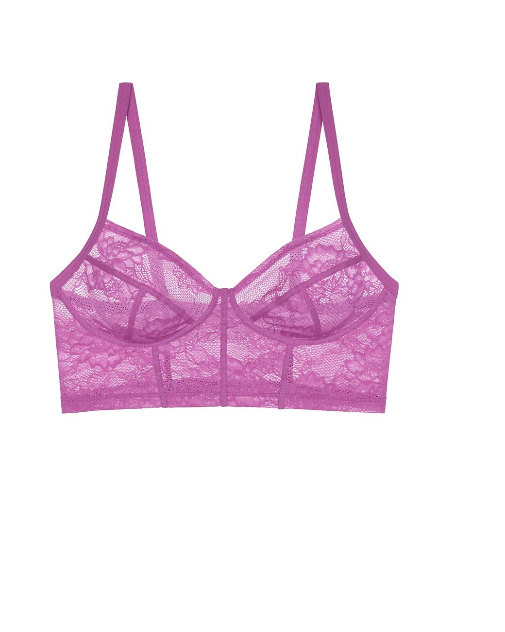 Triumph Purple Smart Deco Longline Bra