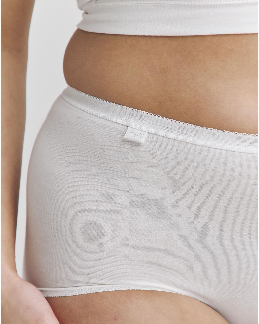 Sloggi White 6Pk Basic Maxi Knicker Multi
