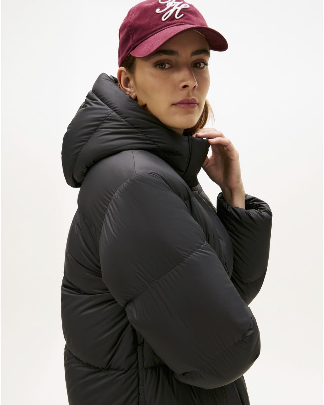 Tommy Hilfiger Black Modern Down Coat