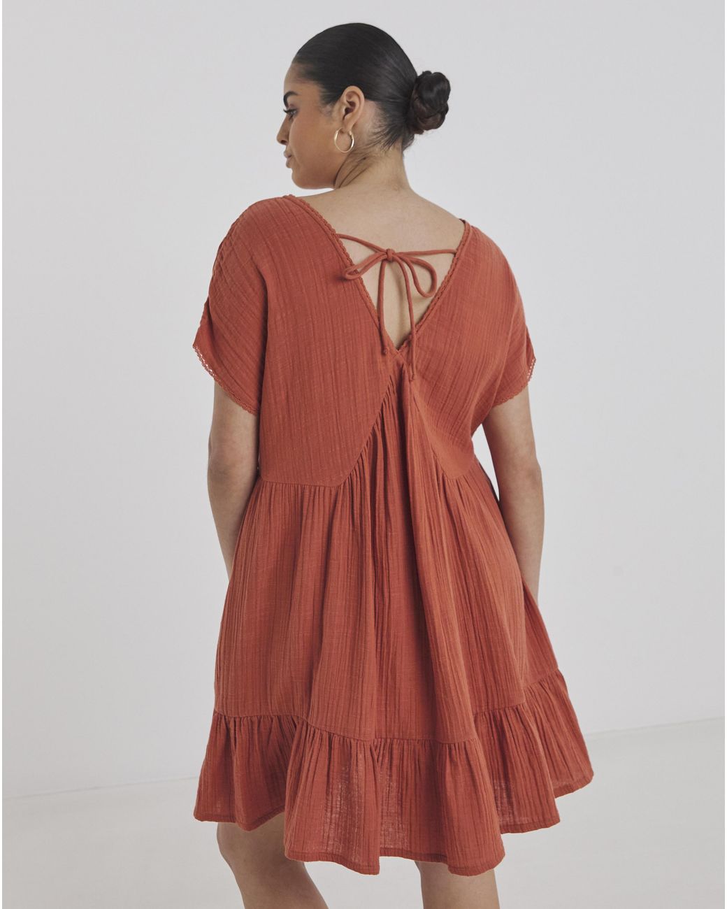 Beach To Beach Red Mini Beach Dress