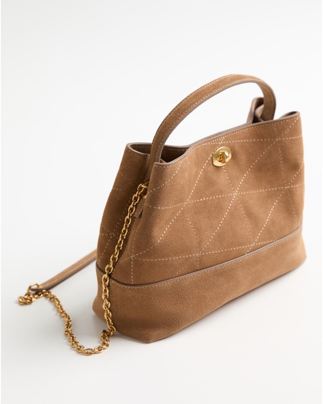 Mango Brown Bucket Bag