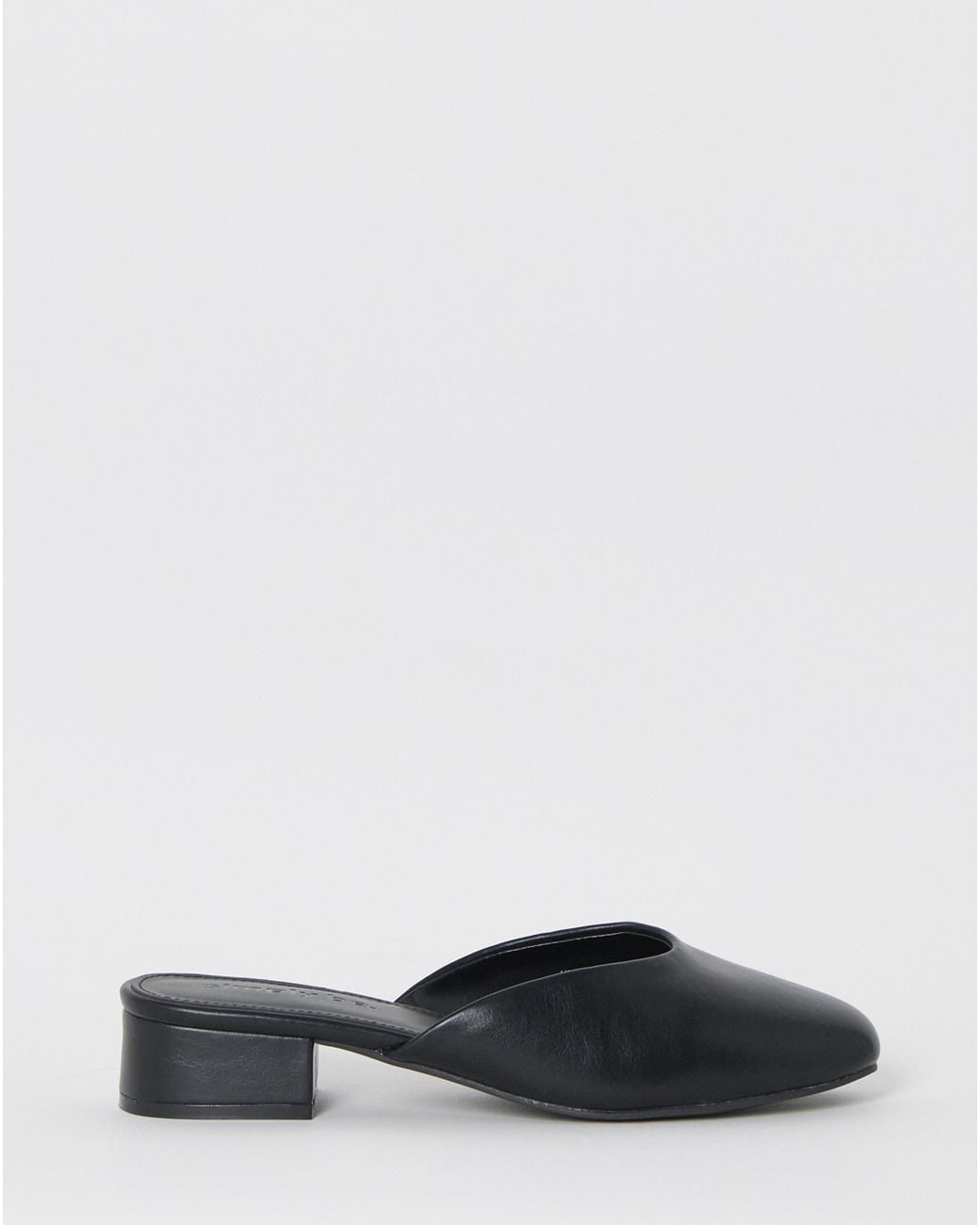 Simply Be Blue Lisa Block Heel Mules Extra Wide Fit