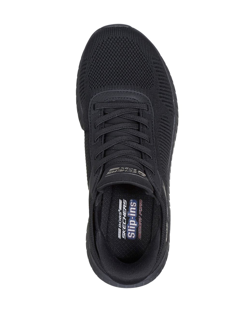 Skechers Black Bobs Squad Chaos Trainers