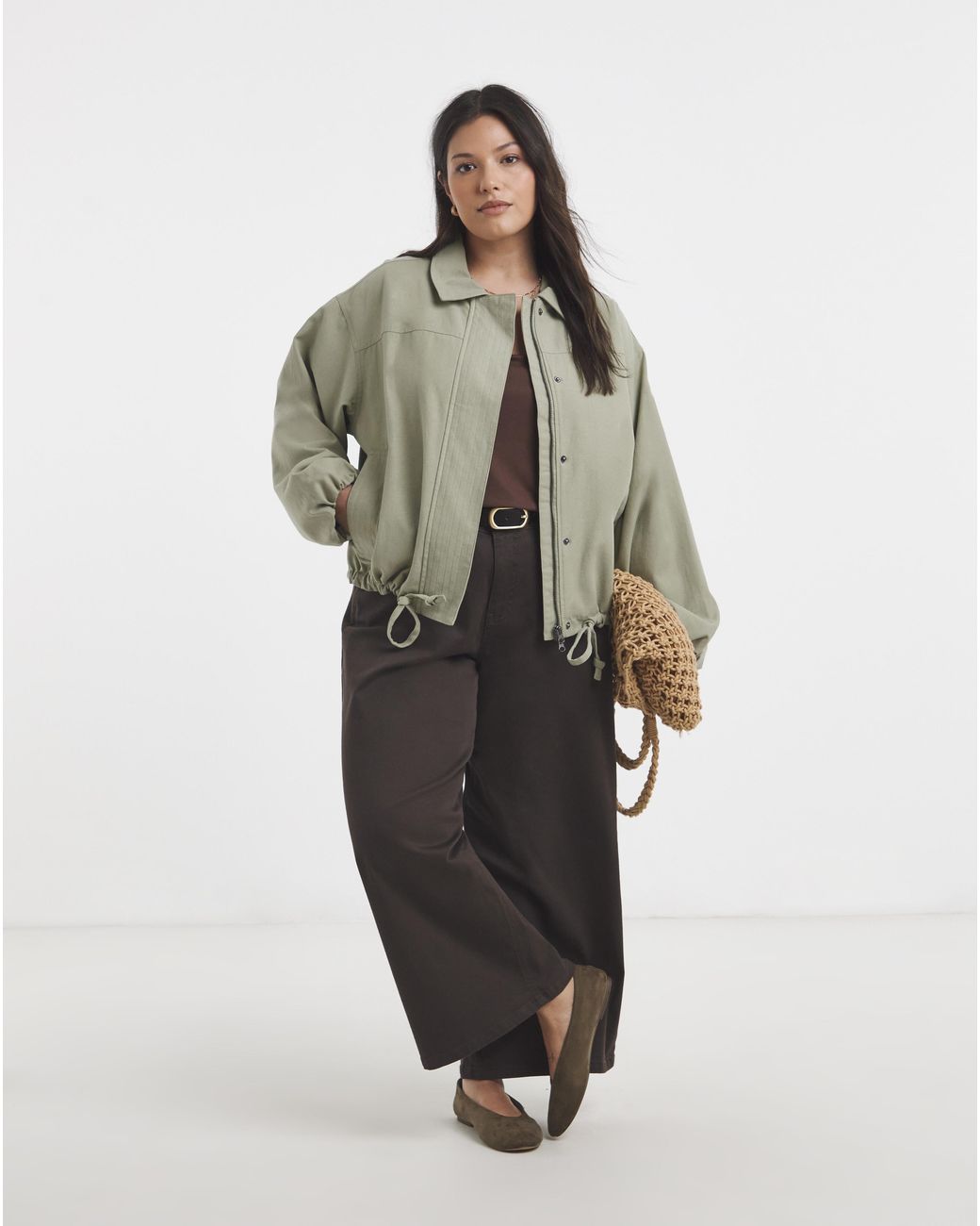 Simply Be Multicolor Lyocell Short Parka