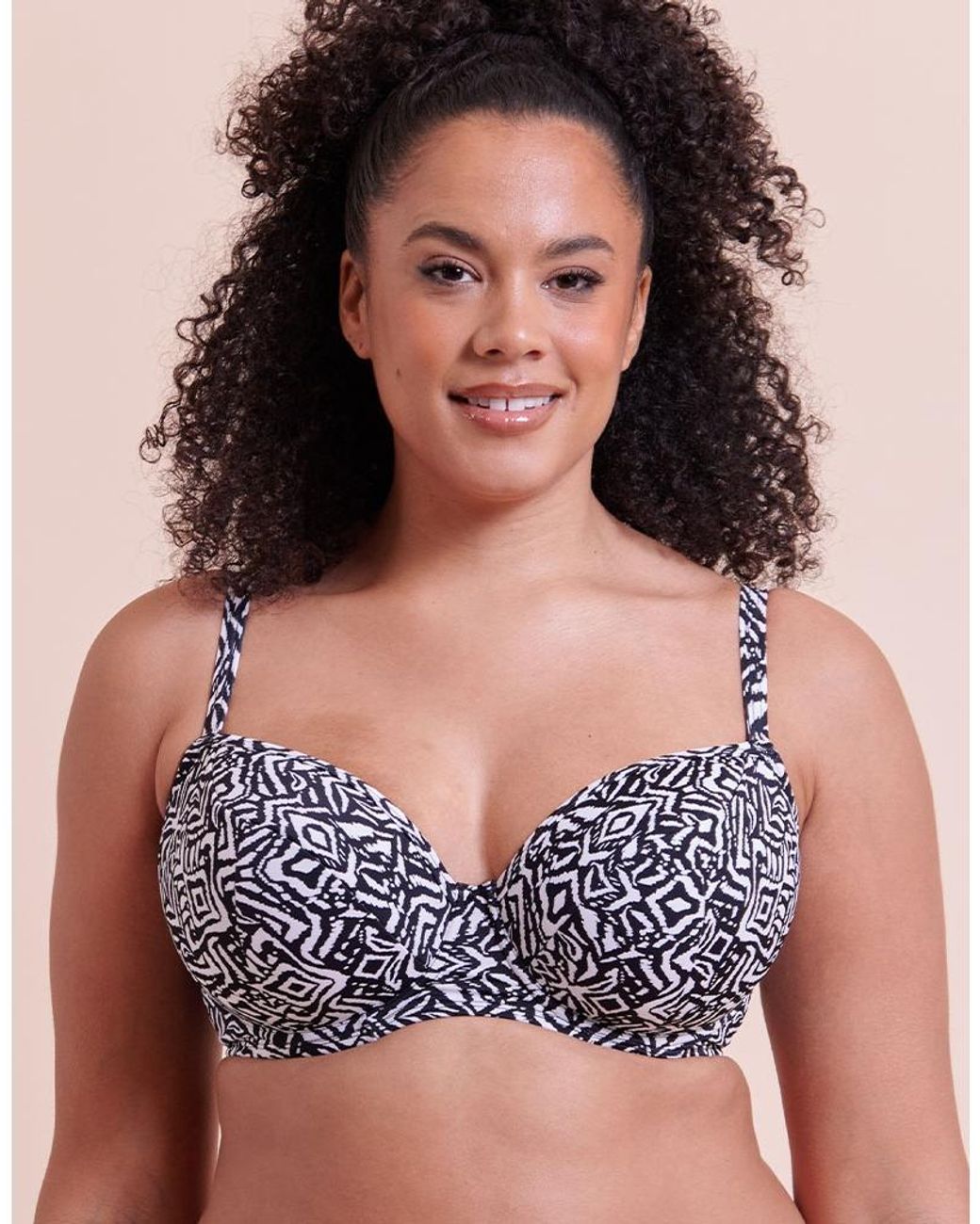 Curvy Kate Multicolor Swim Wild Horizon Bikini Top