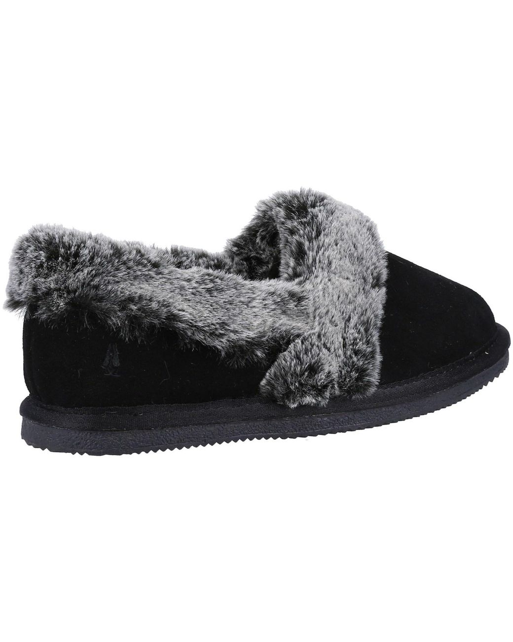 Hush Puppies Black Ariel Slipper