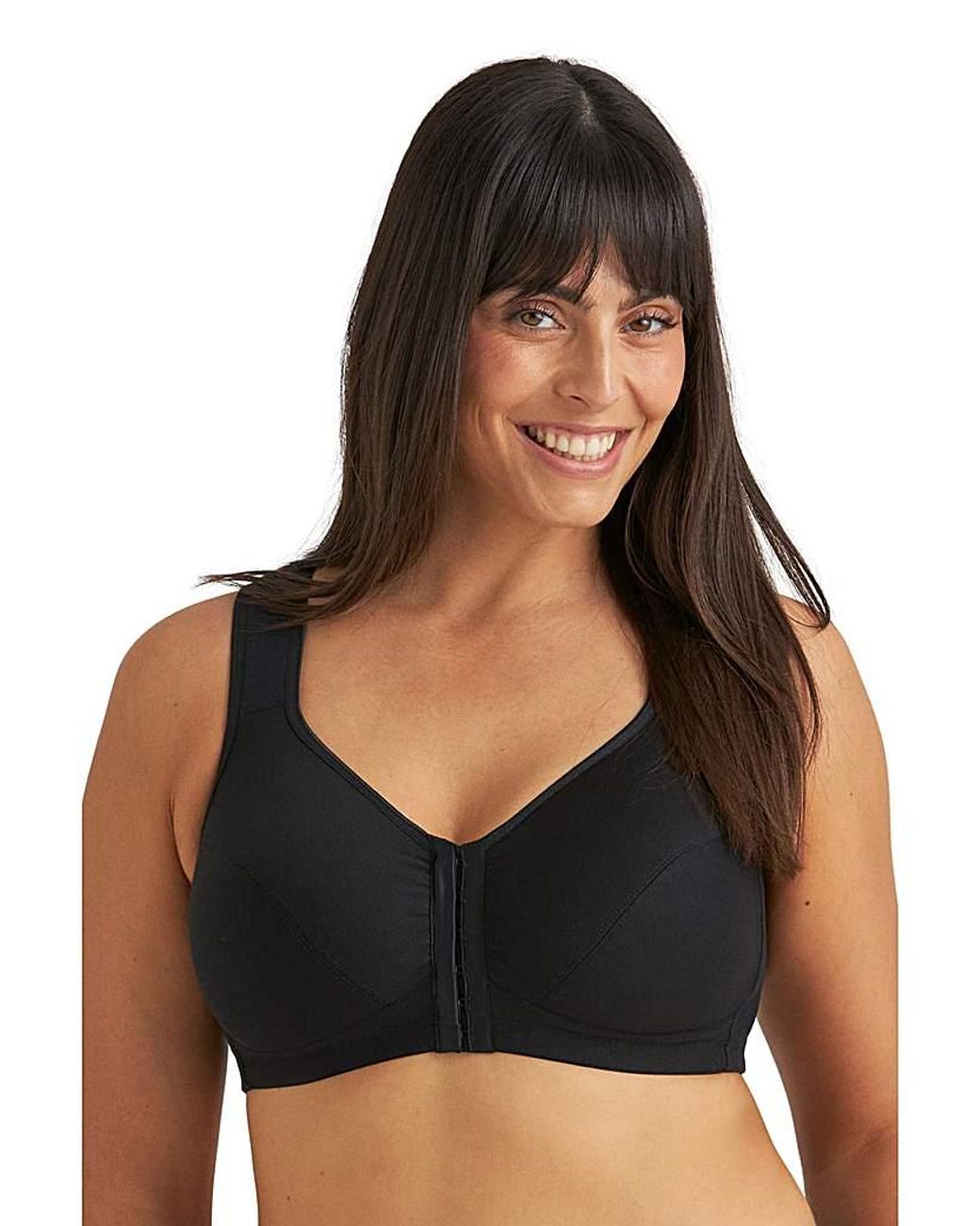 Miss Mary Of Sweden Black Miss Mary Cotton X-Back Bra