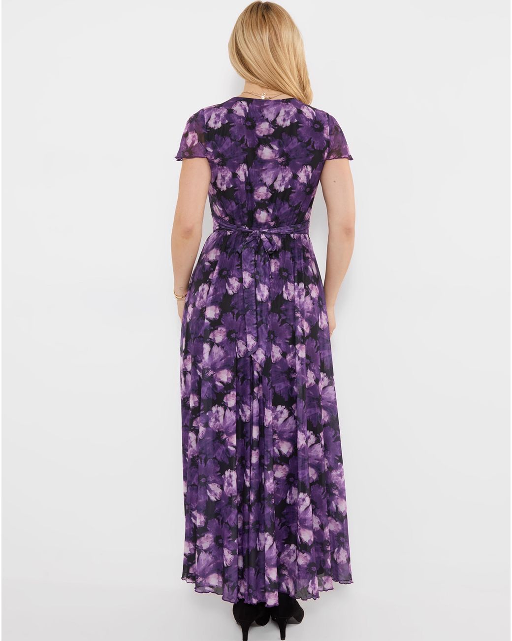 Joe Browns Purple Petite Floral Maxi Dress