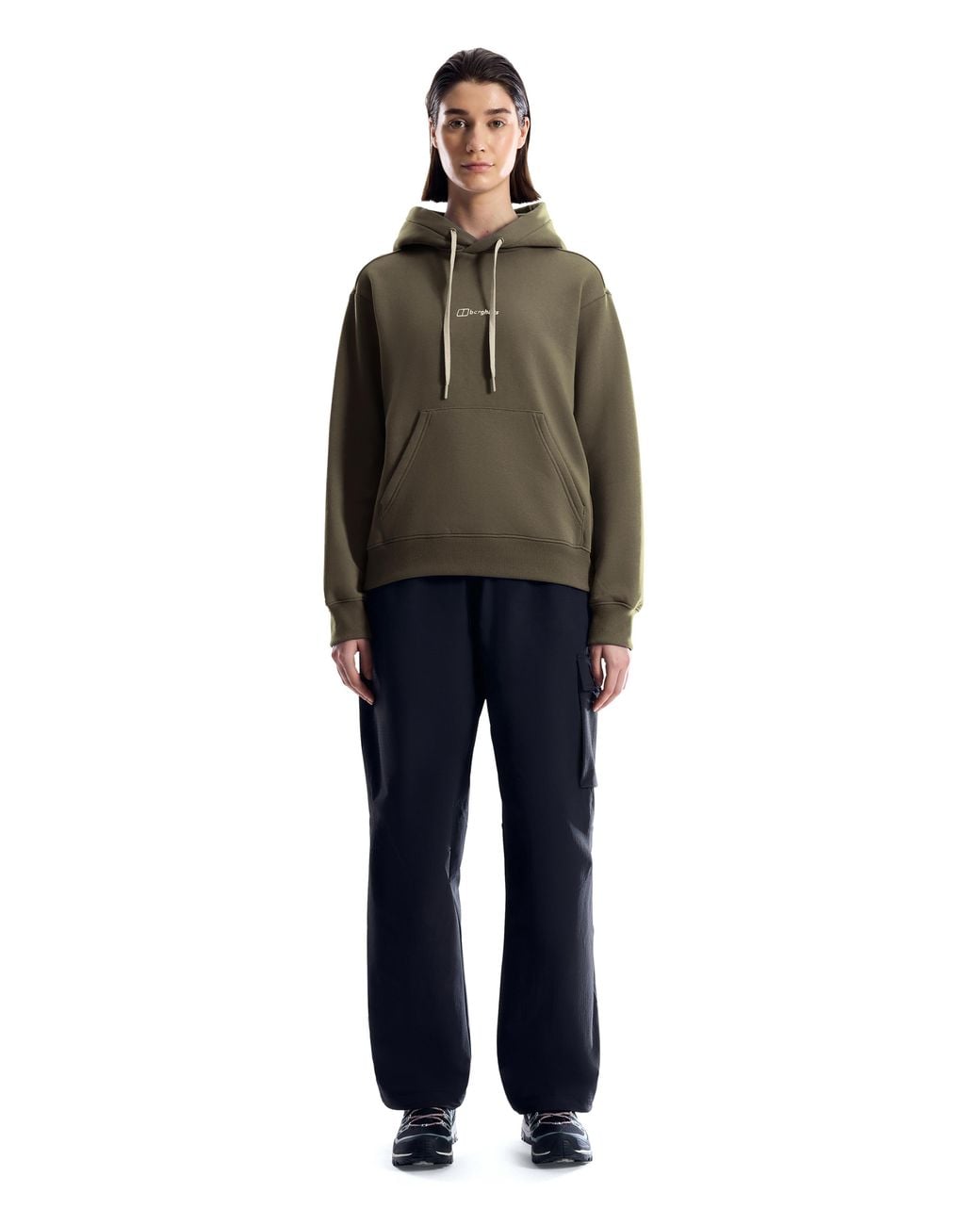 Berghaus Brown Essential Logo Hoodie