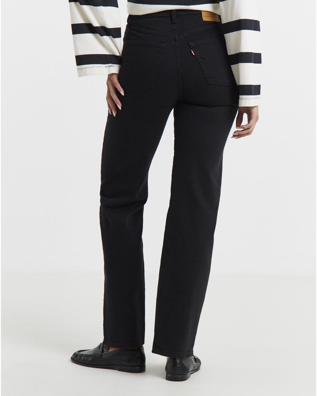 Levi's Blue Ribcage Straight Ankle Jean