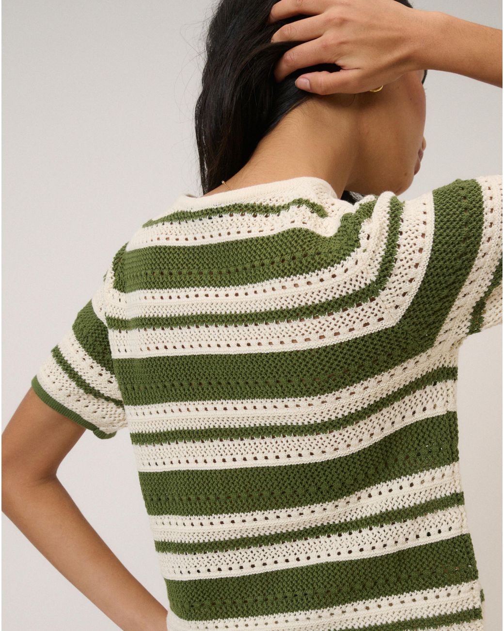 Nobody's Child Green Nc Crochet Resort Cardi
