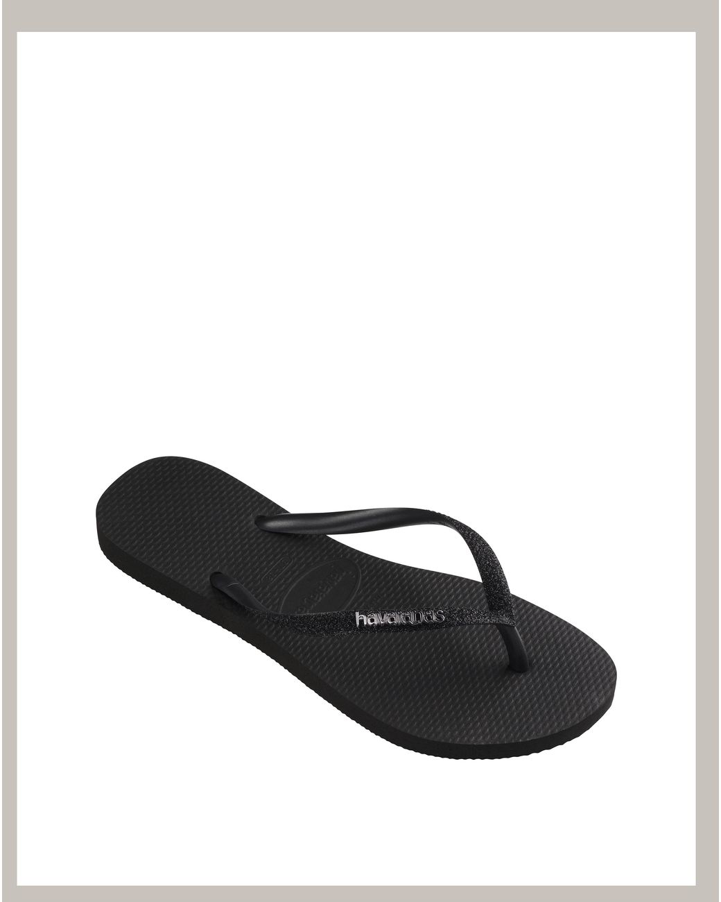 Havaianas White Slim Glitter Ii Flip Flop