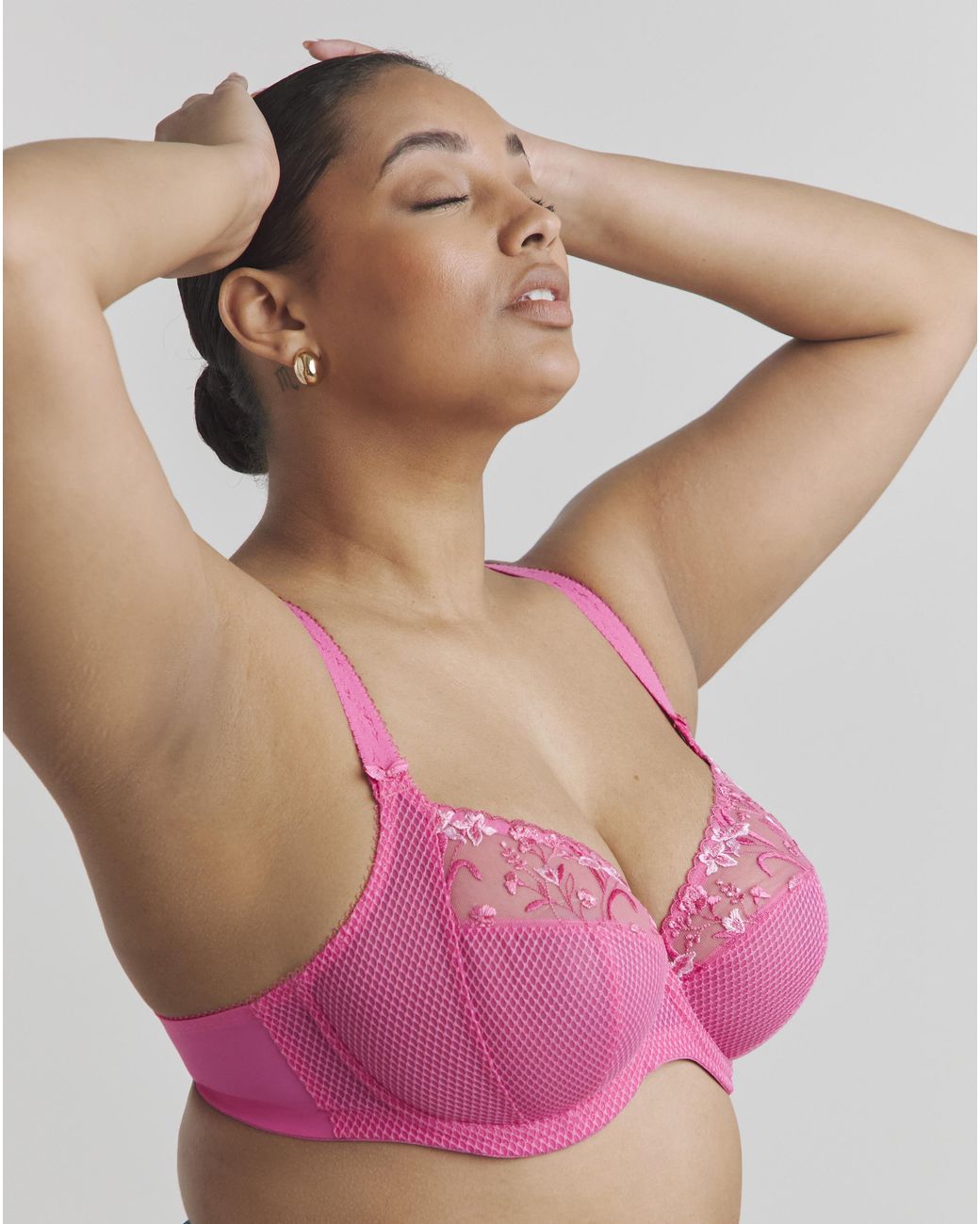 Elomi Pink Charley Plunge Wired Bra