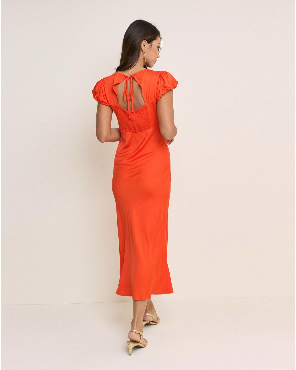 Nobody's Child Red Willow Midi Dress