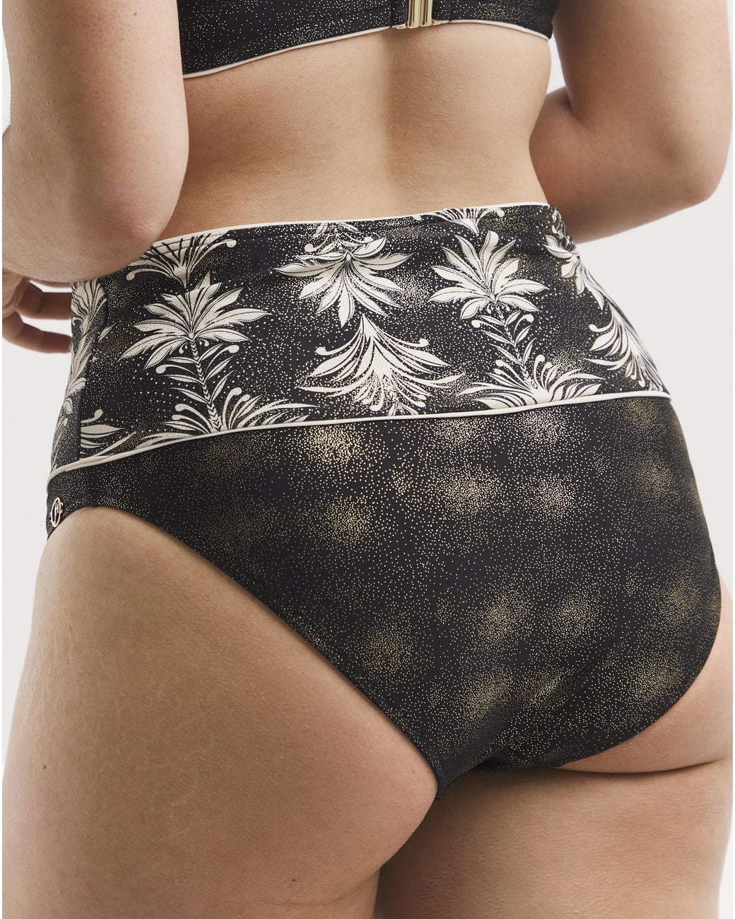 Joanna Hope Black High Waist Bikini Brief