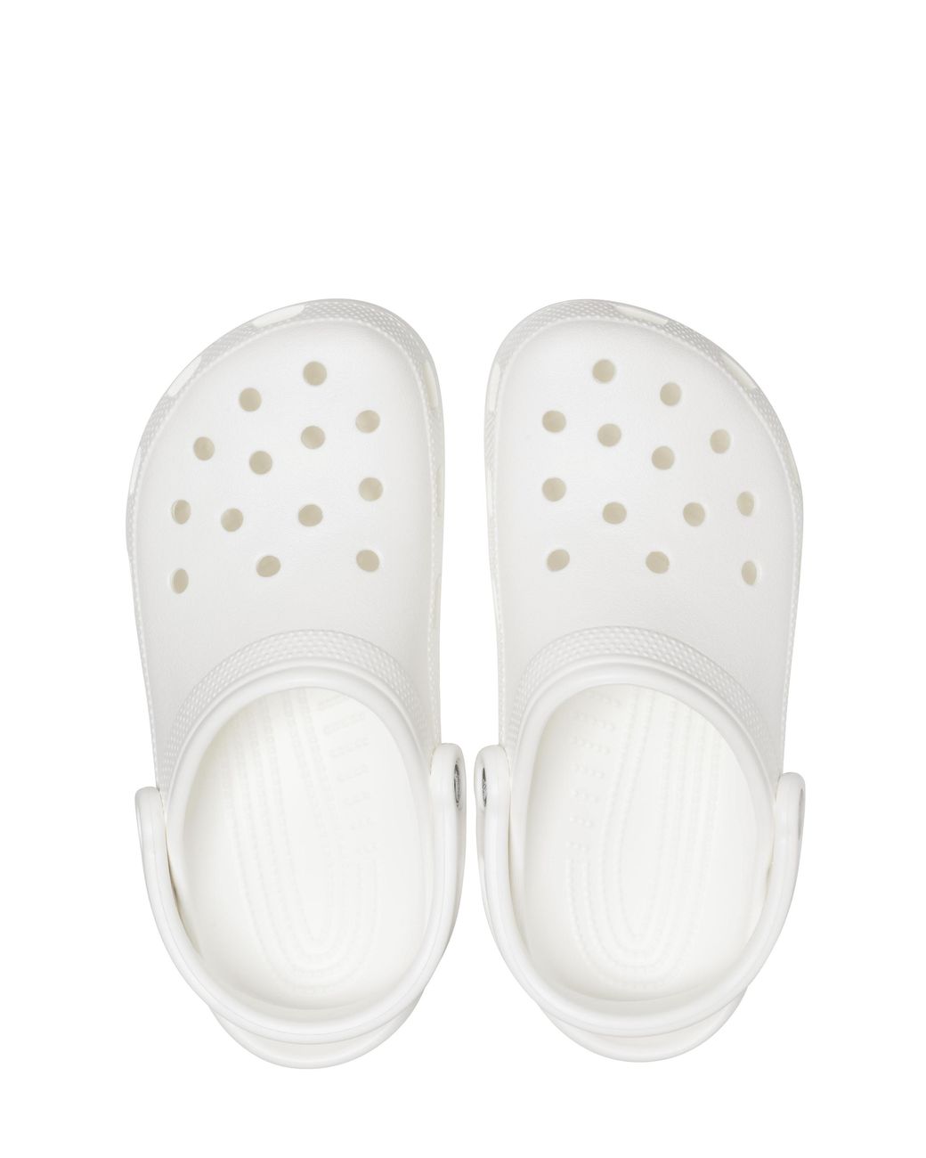 CROCSTM White Classic Clog D Fit