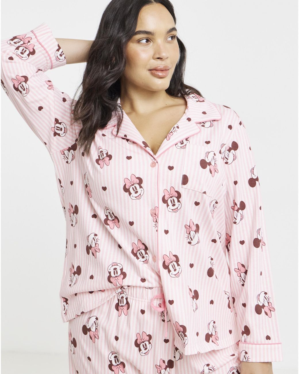 Disney Pink Minnie Mouse License Revere Pyjama Set
