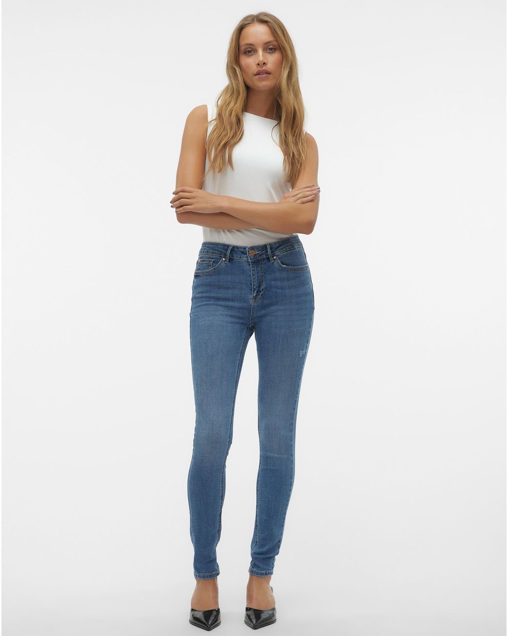 Vero Moda Blue Flash Skinny Jean