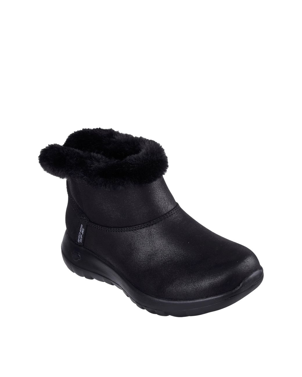Skechers Black Slip Ins Boots Wide Fit