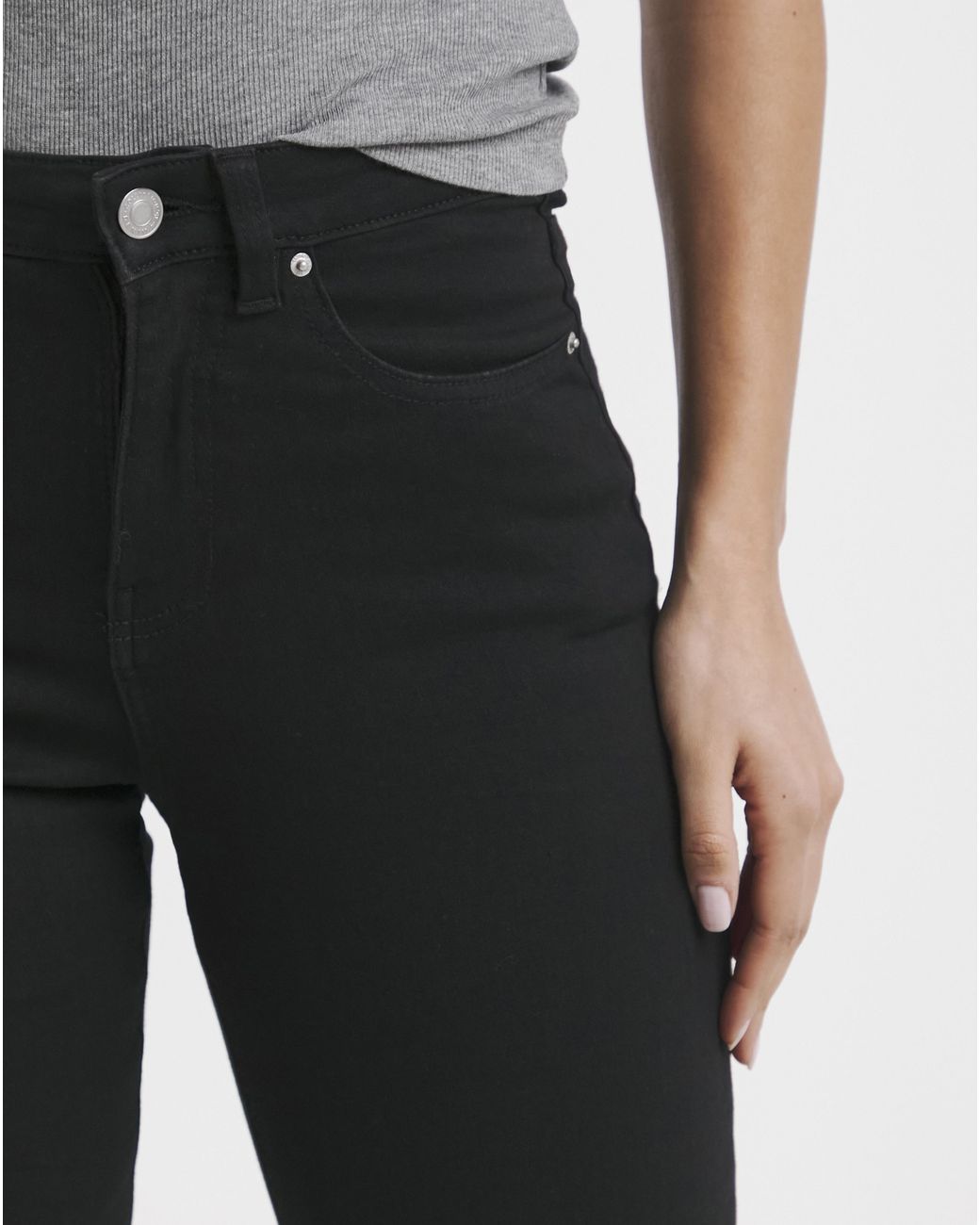 Simply Be Black Slim Highwaist Super Stretch Jeans